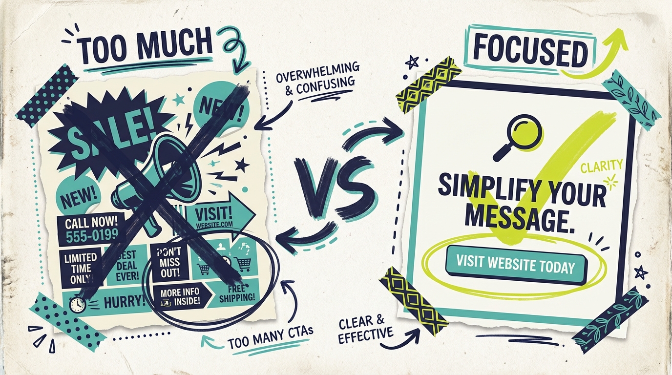 TV Advertising Mistakes - One Message