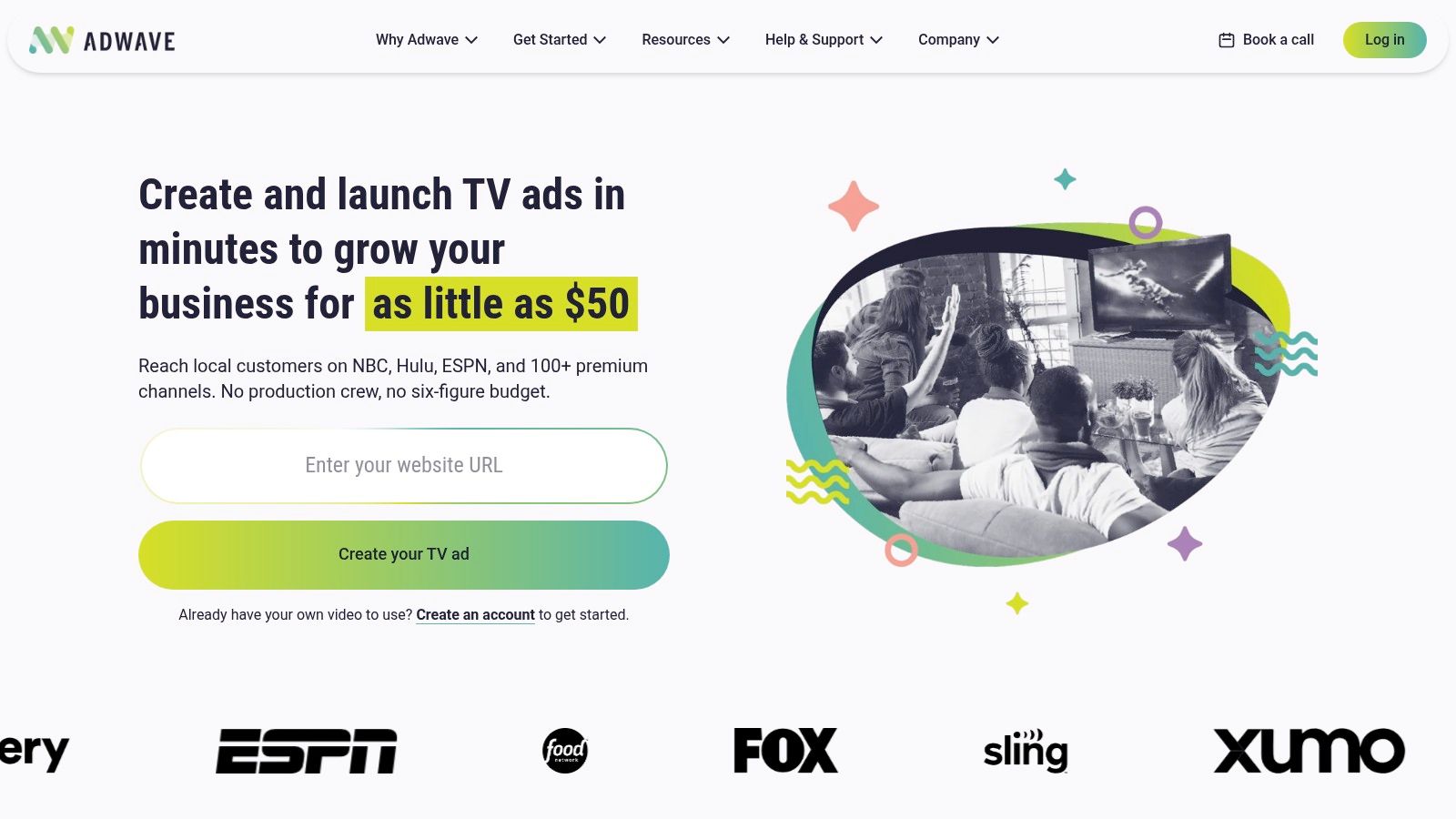 Screenshot from https://adwave.com