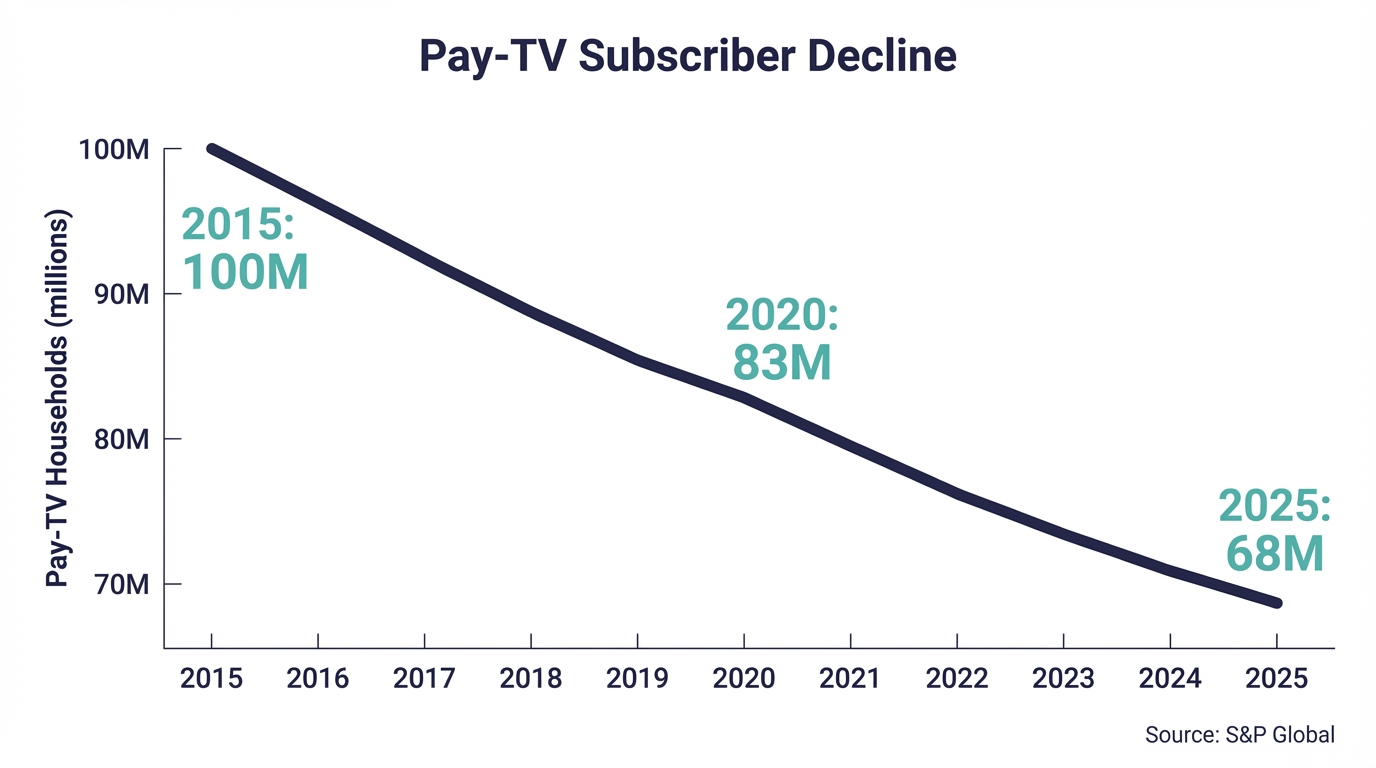 Chart Subscriber Decline