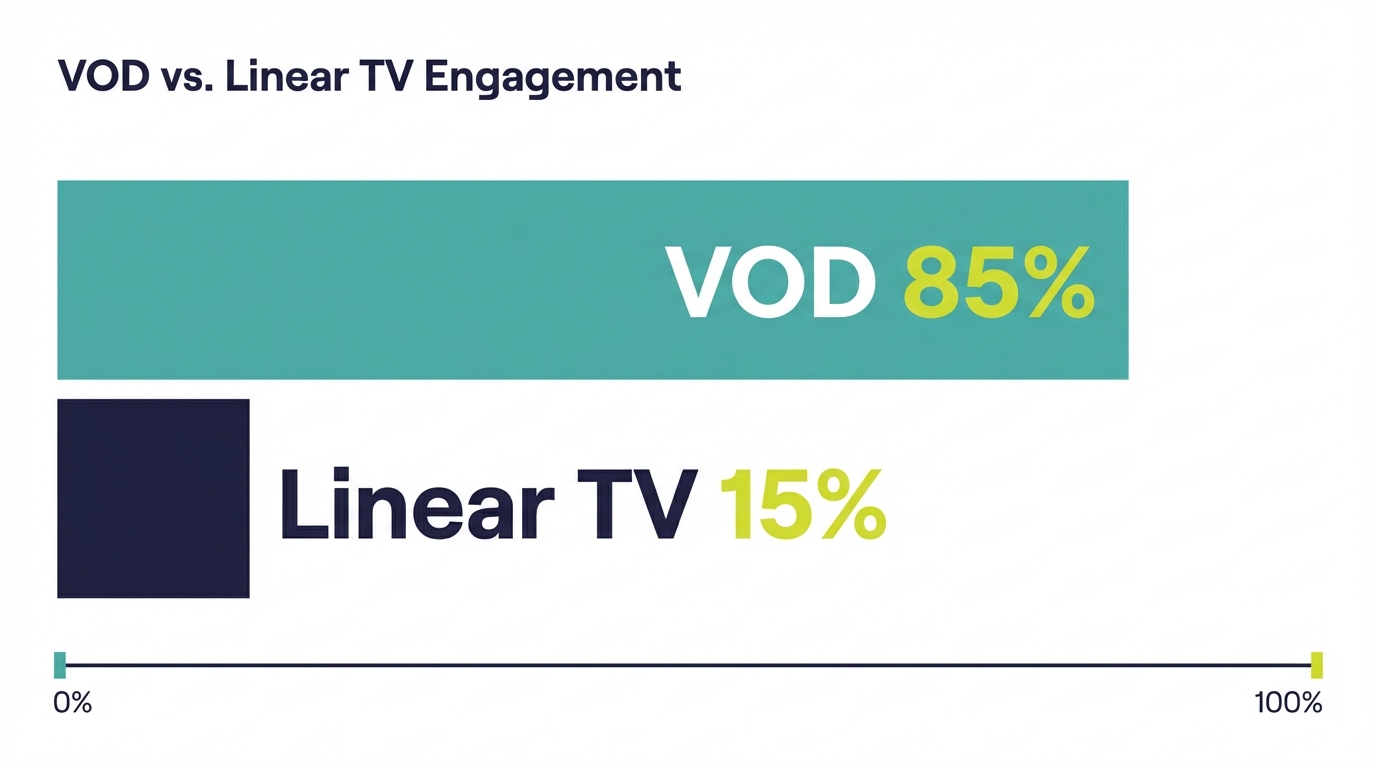 What Is VOD Body Images - Vod Vs Linear Tv Engagement