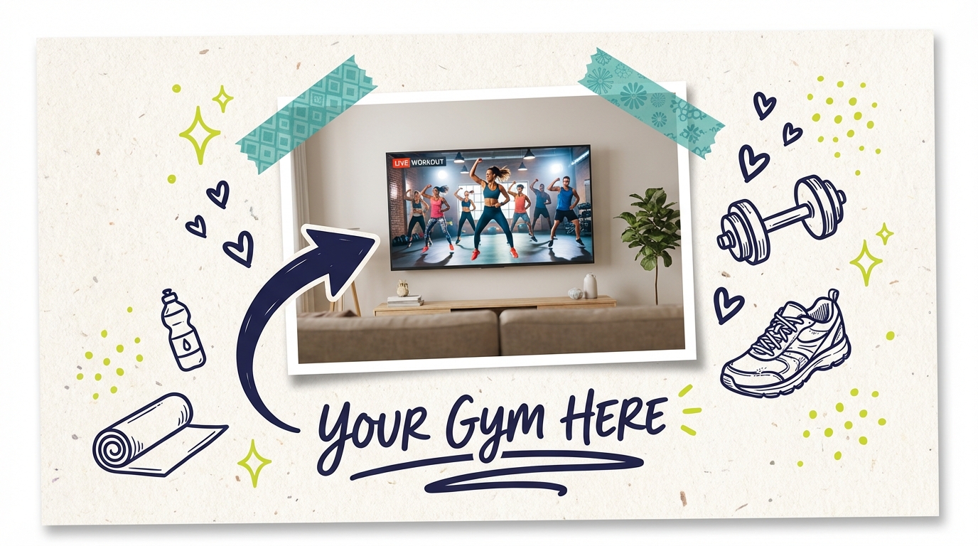 TV Advertising for Gyms and Fitness - Cta Visual