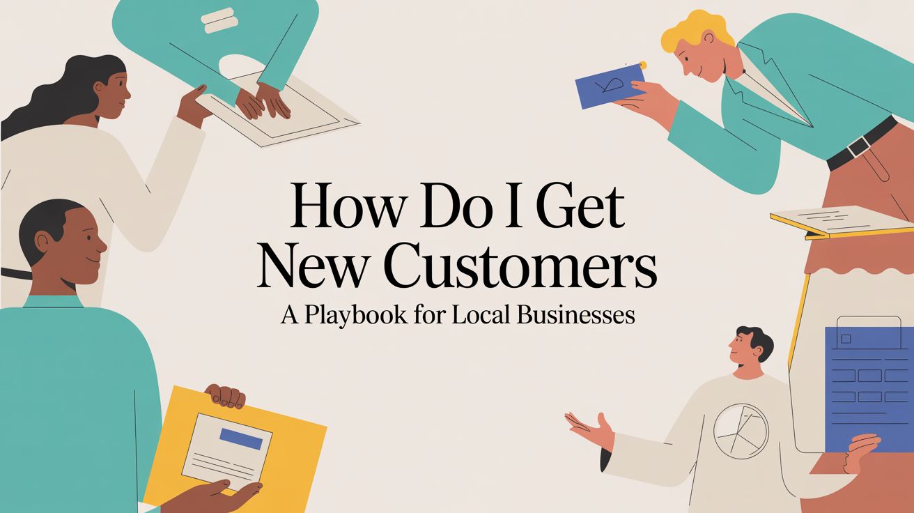 How Do I Get New Customers: A Playbook for Local Businesses