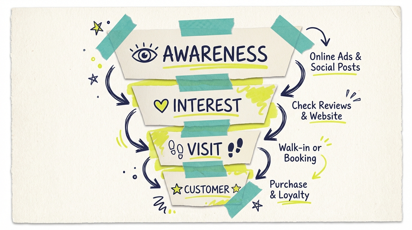 How to Attract Local Customers - Conversion Funnel