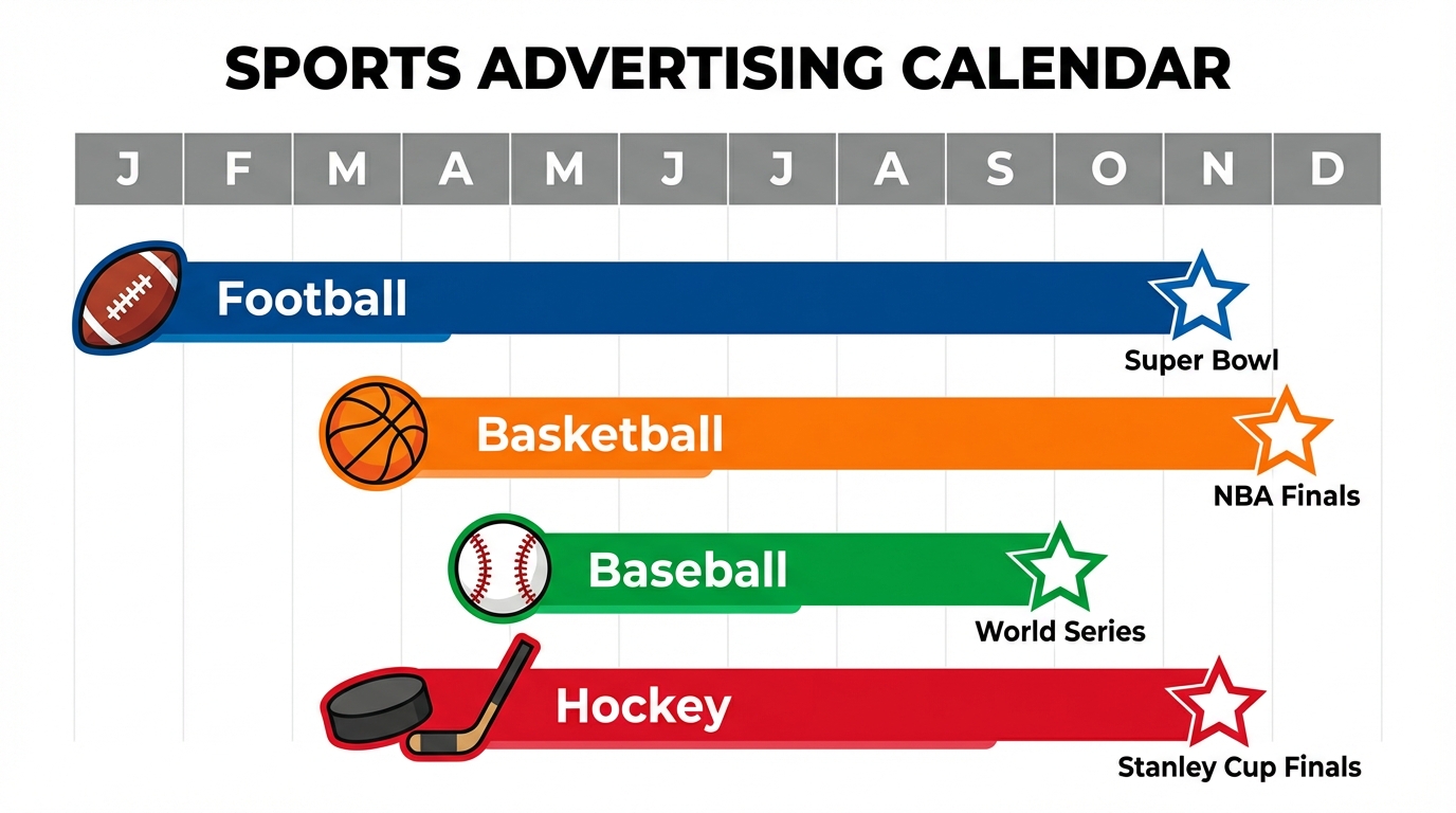 Live Sports Advertising for Local Businesses - Sports Calendar