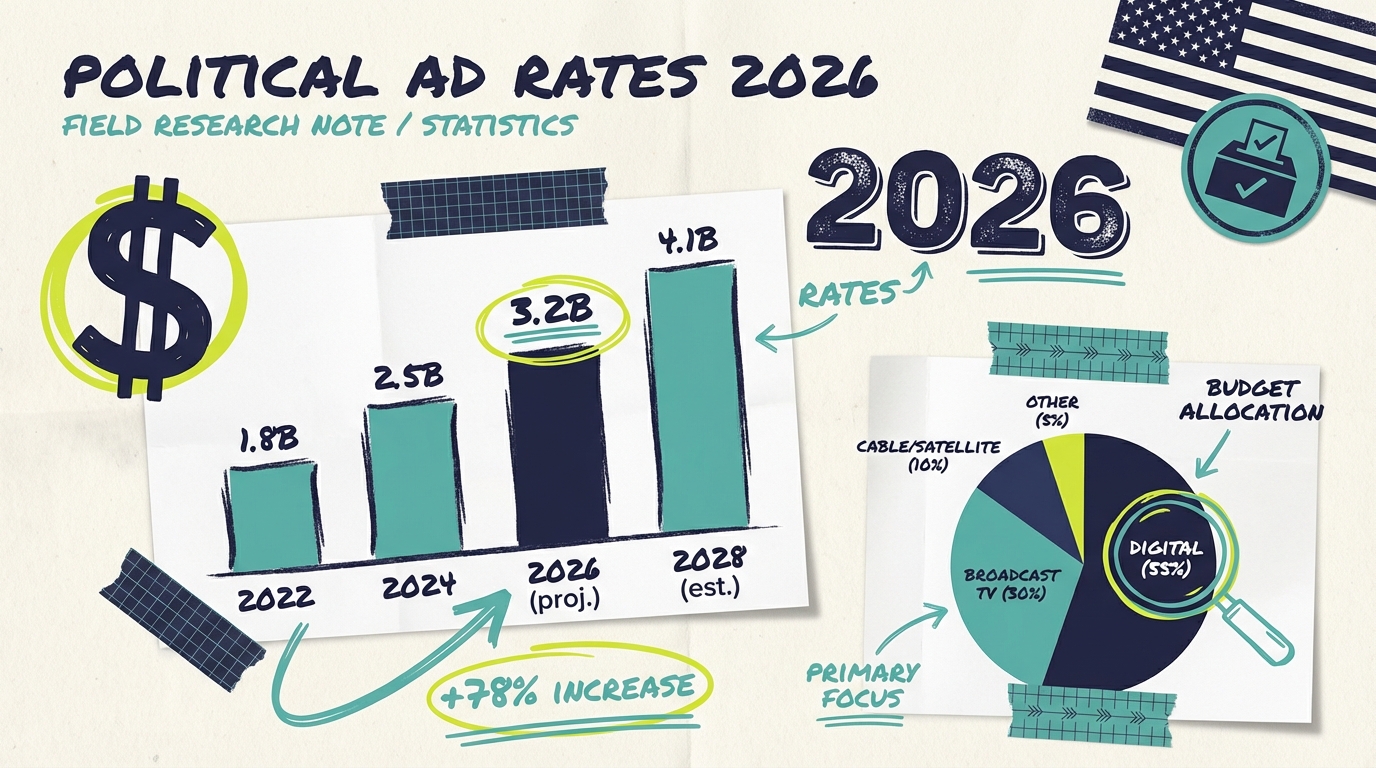 Political Ad Rates 2026: What TV Time Actually Costs
