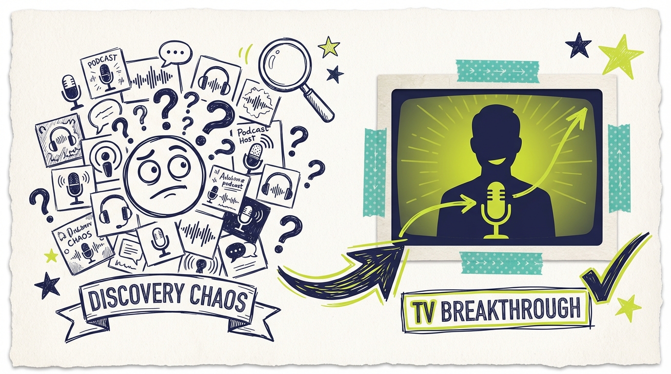 TV Advertising for Podcasters - Discovery Problem