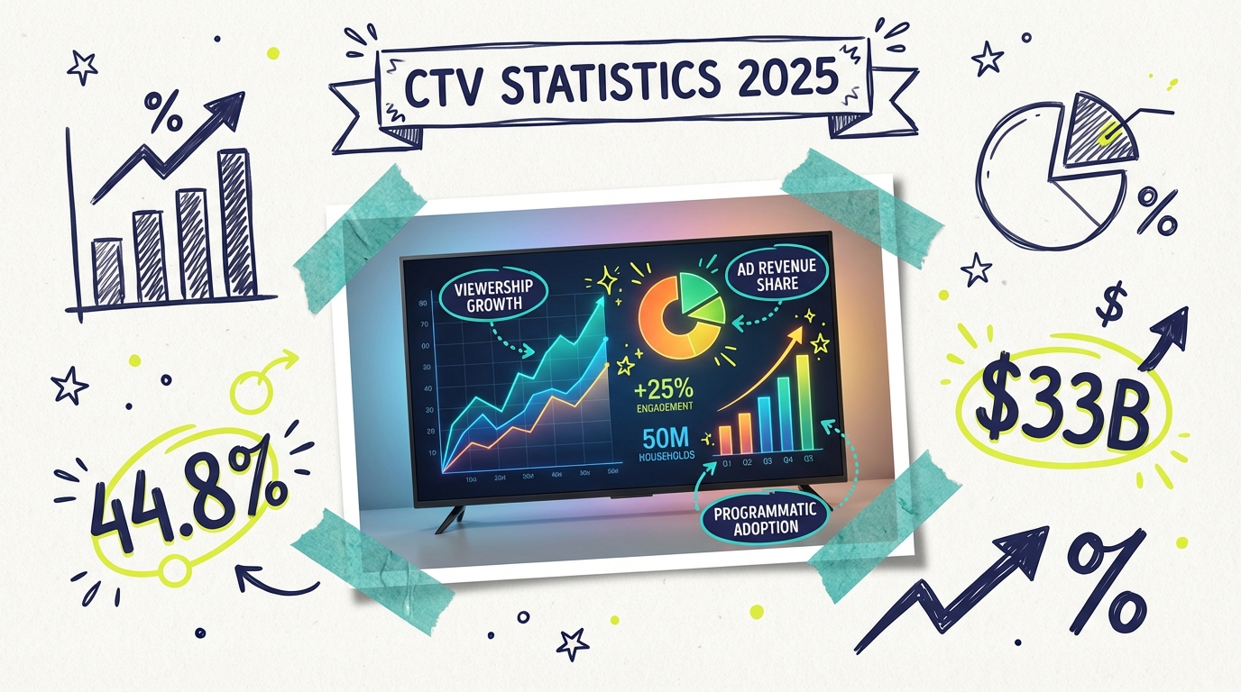 CTV Advertising Statistics: 25 Numbers Every Marketer Needs in 2025