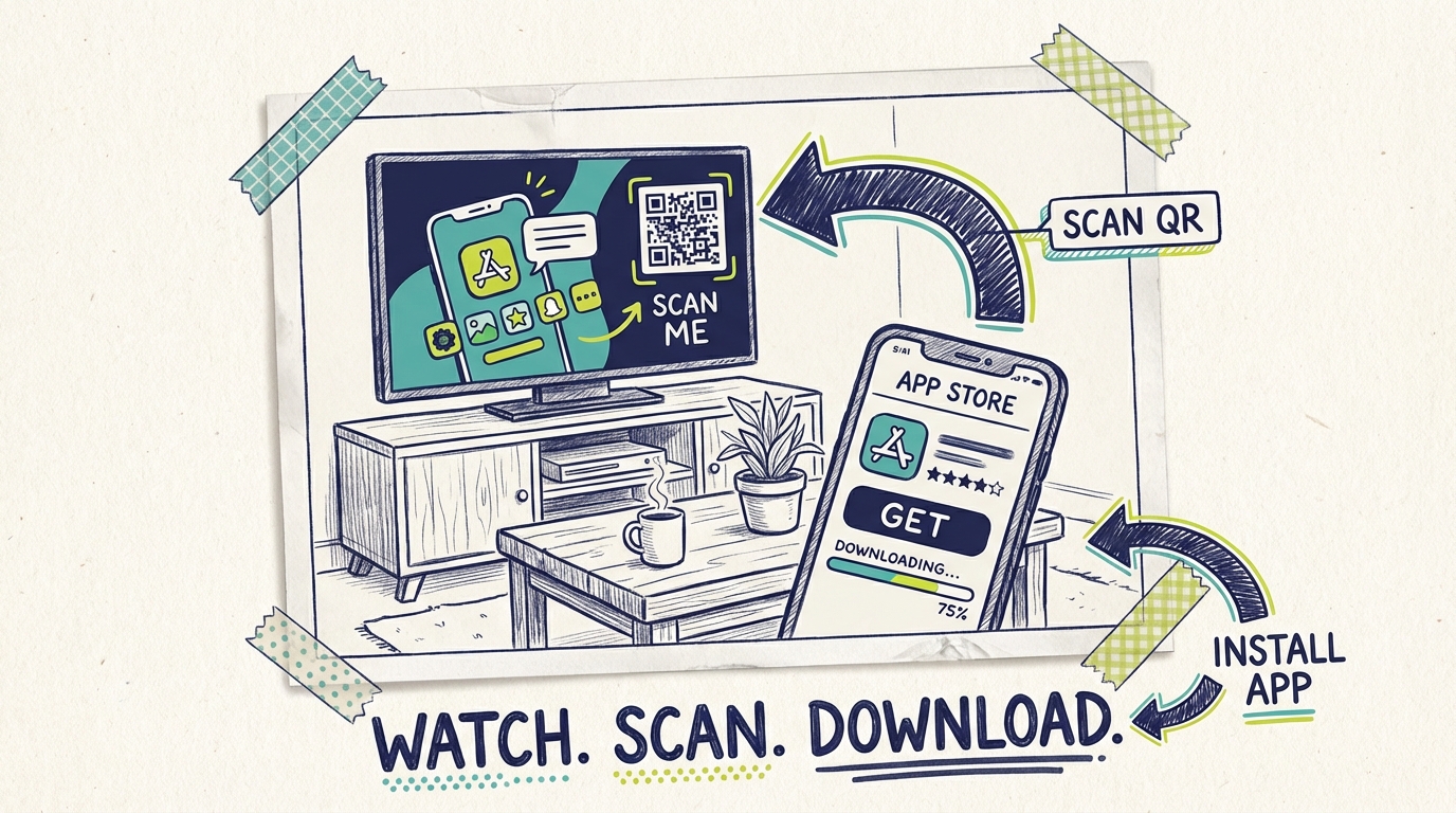 TV Advertising Mobile Apps - Ctv App Install Scene