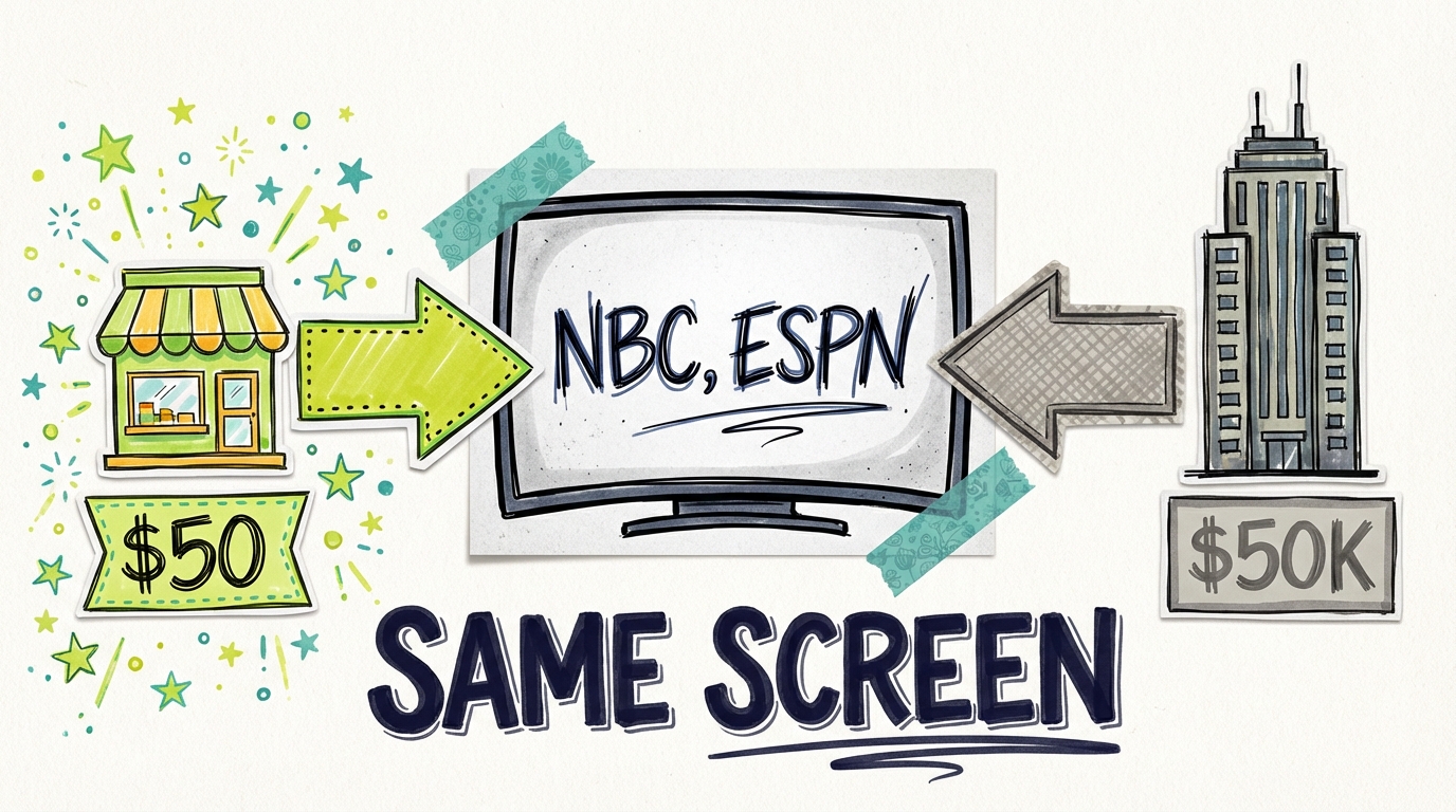 Small Business vs Big Brands - Same Channels Access